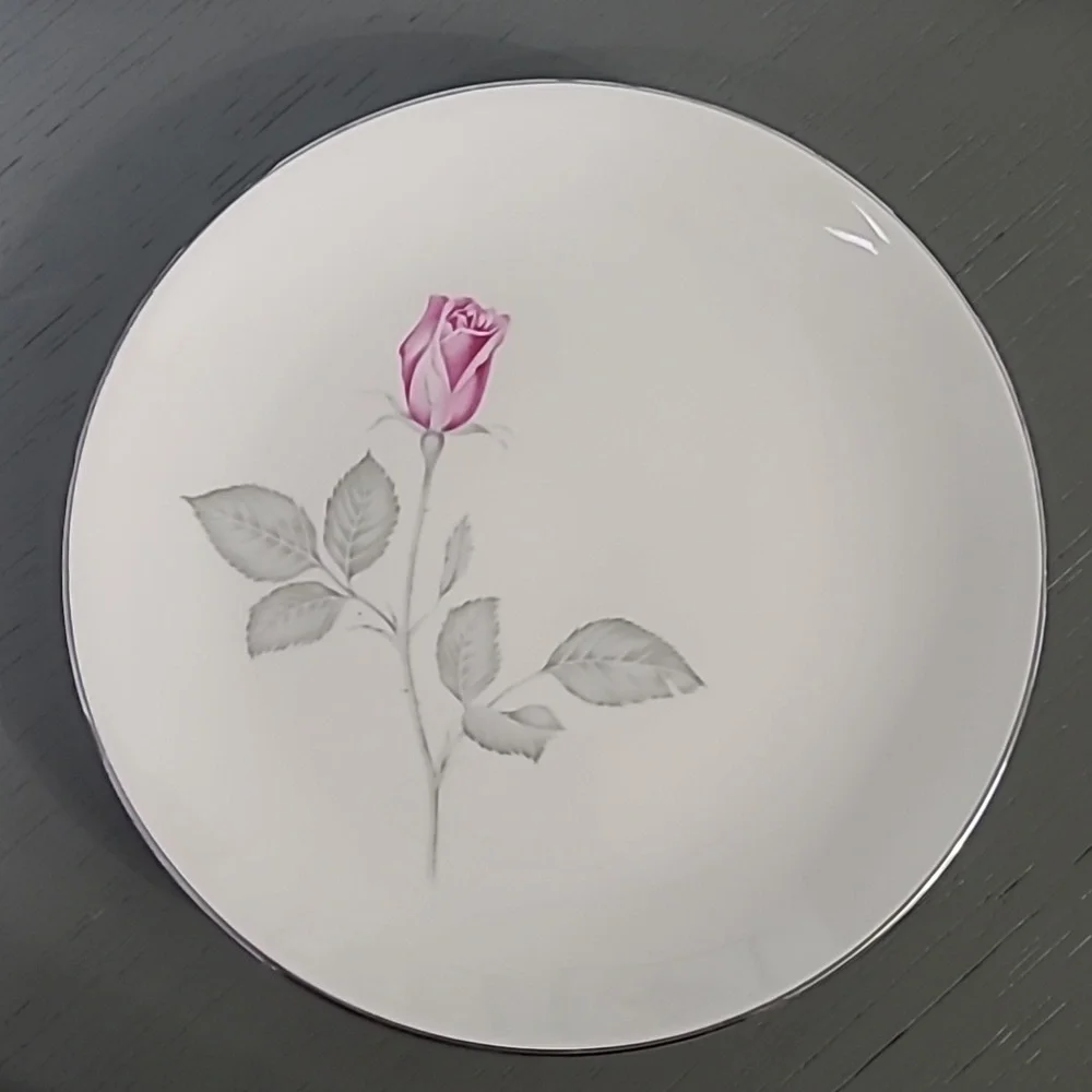 Zylstra Elegant Floral Porcelain Salad Plates - Set of 3